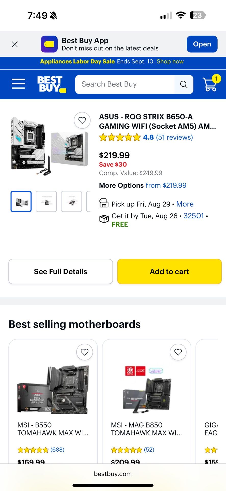 Asus B650 Motherboard Computers & Accessories