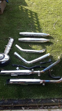 Exhaust pipes Harley dyna superglide 07