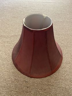 Burgundy/Red Lamp Shade
