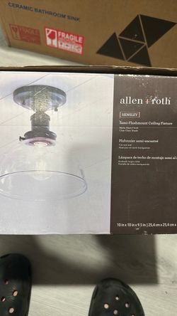 Allen + Roth Hensley Semi-Flush Ceiling Light
