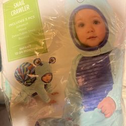Snail Crawler Baby Costume Size 12-24 Months 