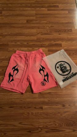Hellstar Pink Graphic Shorts
