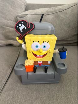 SpongeBob drink and popcorn bucket