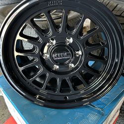 KMC KM733 IMPACT 17x8 6x139 offset 0mm GLOSS BLACK $285 each
