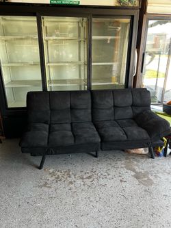 Black futon