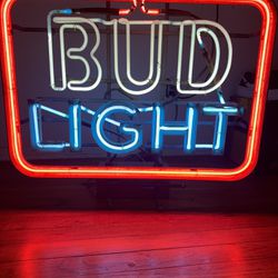 Vintage Bud Light Sign