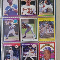 1957 to 1991 (Most Past 1986) Baseball Card collection (Topps, Donruss, Etc.) 