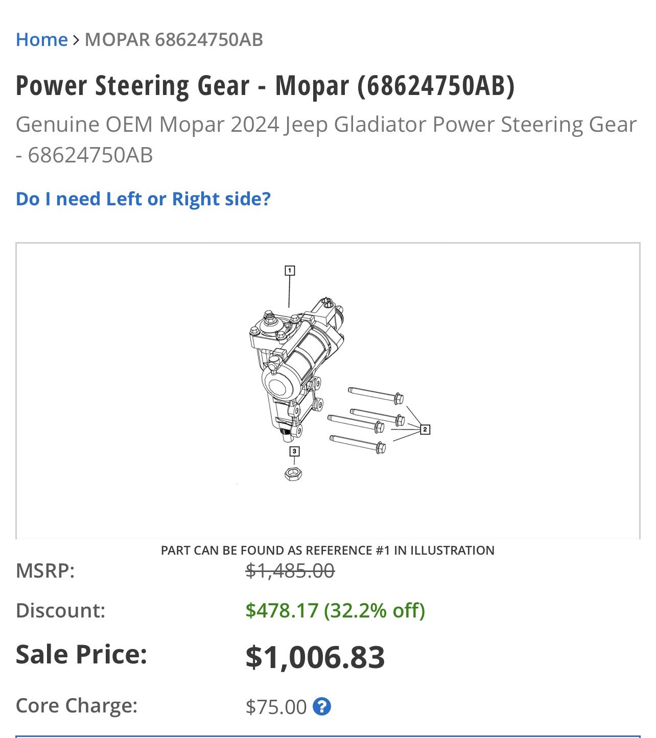 Jeep Gladiator Wrangler parts