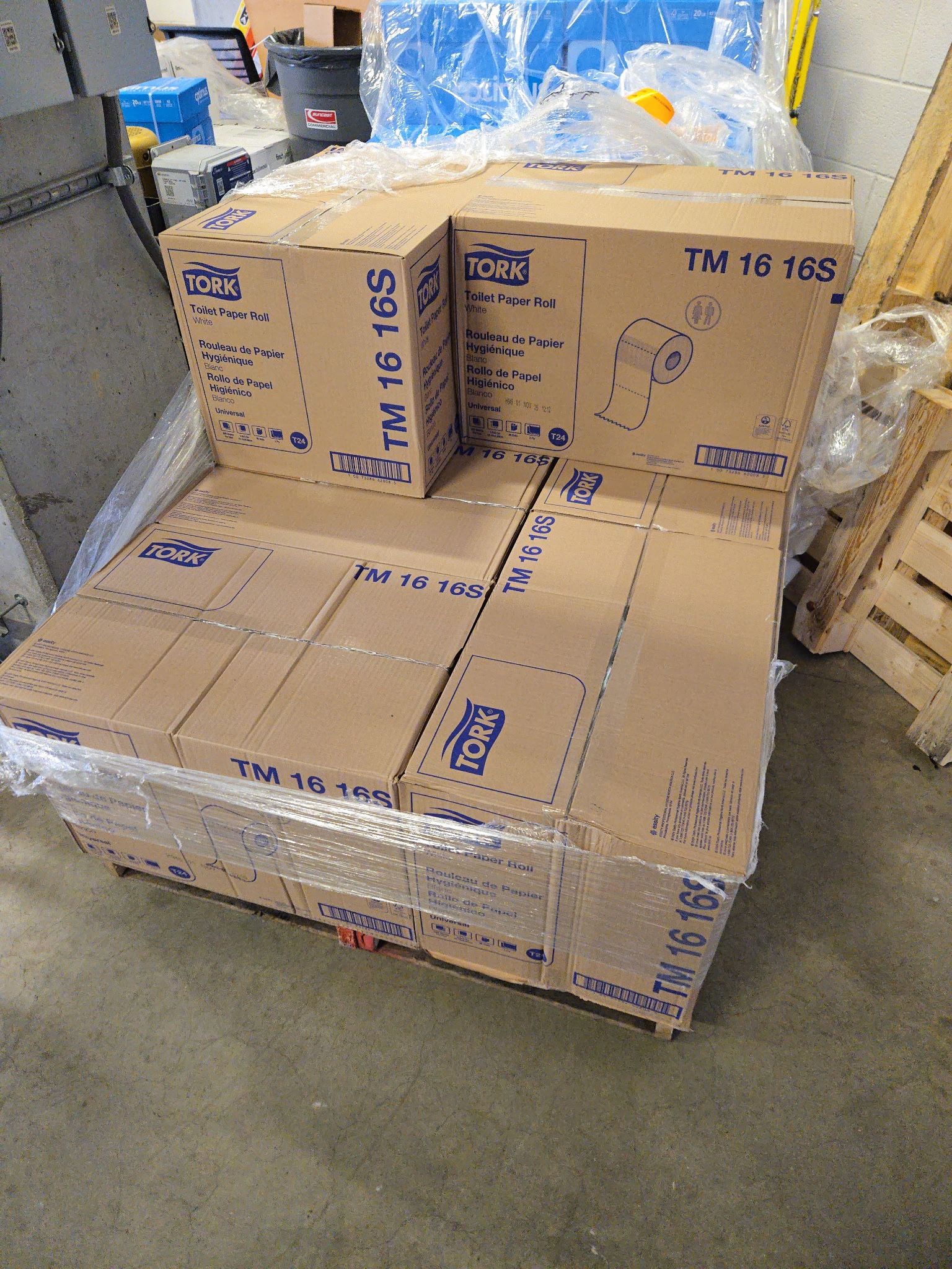 Boxes Of Toilet Paper