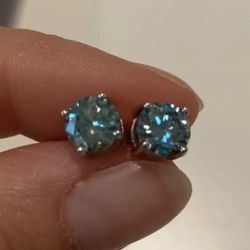 Diamond Moissanite Earrings S925