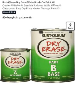 Rust-Oleum Dry-Erase Paint Kit. New.