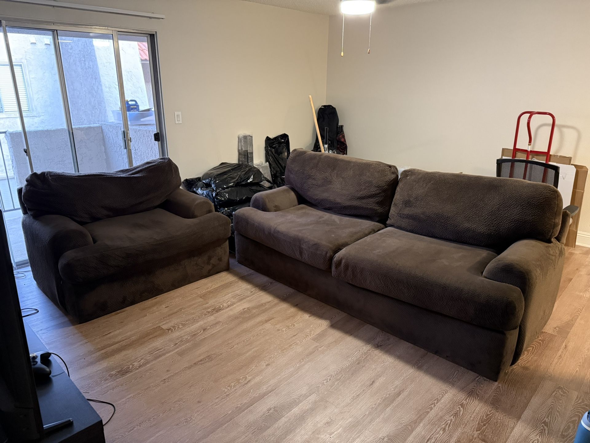 Brown Couch Set - MOVING NEED GONE BY 11/30