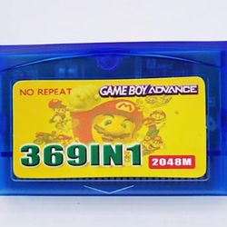 369 in 1 GBA Cartridge (Pokemon, Super Mario & More!)
