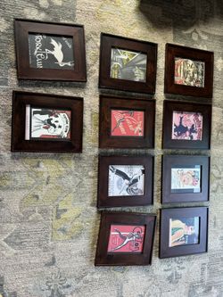 Aaron Bros Frames With Flapper Era Vintage Art.