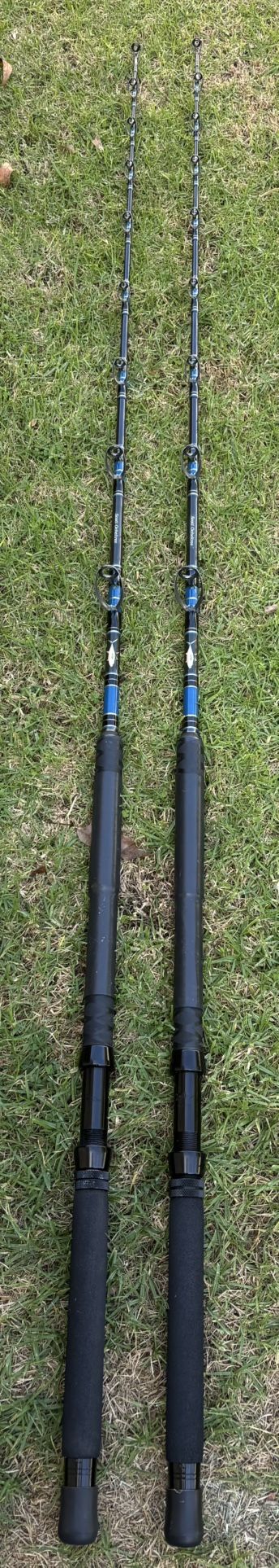 Custom Calstar Grafighters Rail Rod Fishing Rods