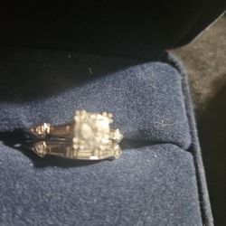 14k Diamond Ring And Band 