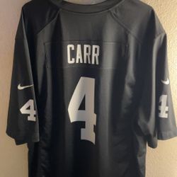 CARR Black NFL Jersey 2XL