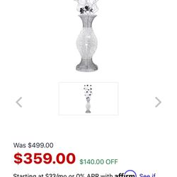 Super Cute Lamp Modern Led Lights Metal Flowers Metallic Vase  Floor Lamp 