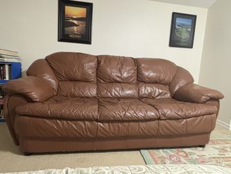 Leather Couch 