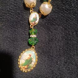 San Judas Braclet And Necklace 