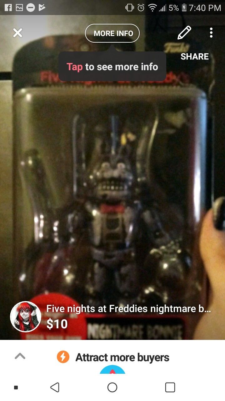 Five nights at Freddy's nightmare bonnie