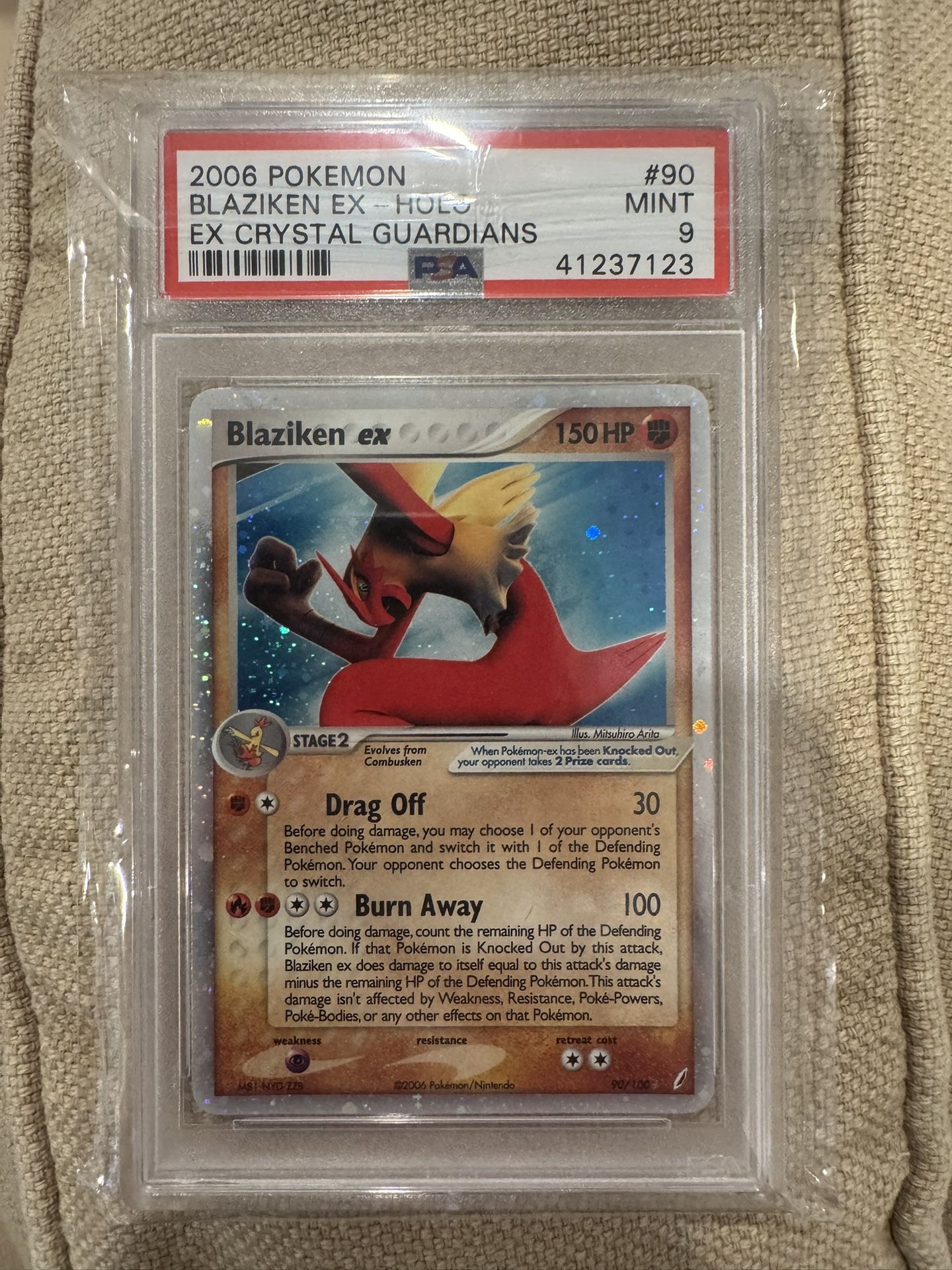 Blaziken Ex Crystal Guardians Psa 9