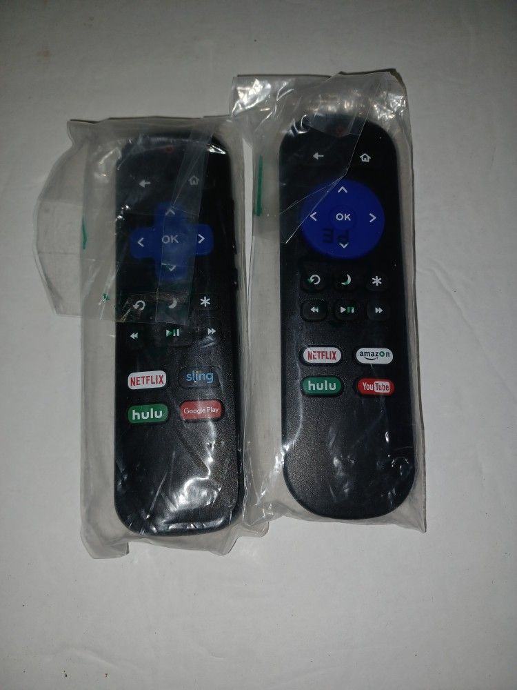 Two ROKU Replacement Remotes