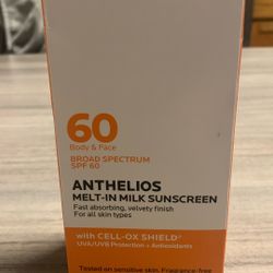 La Roche-Posay Anthelios Melt-In Milk Sunscreen SPF 60. 
