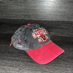 Chicago Bulls Vintage 1(contact info removed) Finals Hat Back To Back - Original 1992 Hat