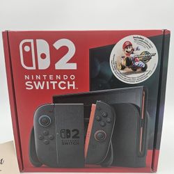  Nintendo Switch 2 Mario Cart Bundle w/12mo Online + Expansion Card