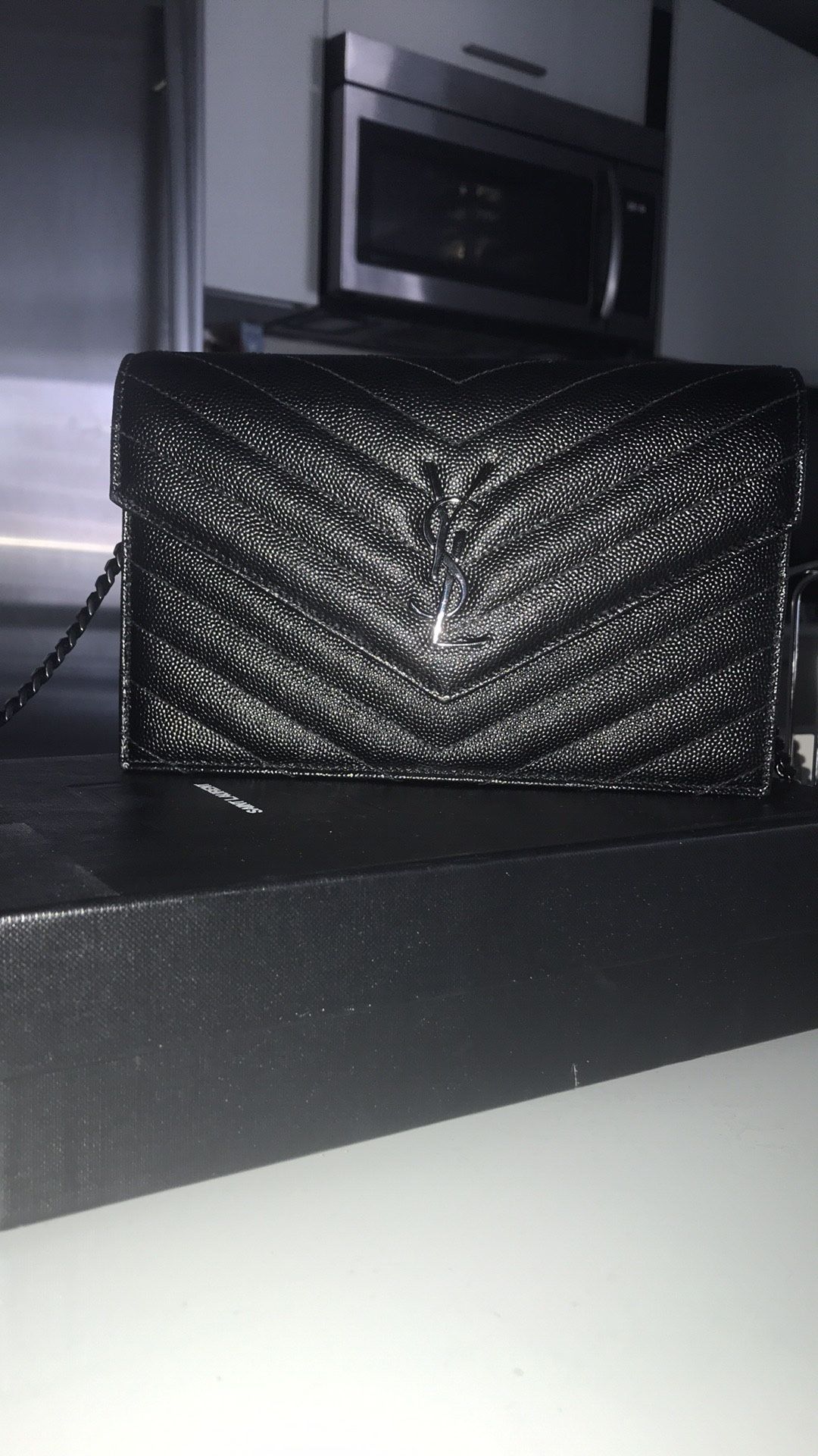 Saint Laurent Envelope Chain Wallet