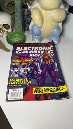 Vintage February 1995 Electronic Gaming Monthly Mortal Combat 3 #67 Magazine