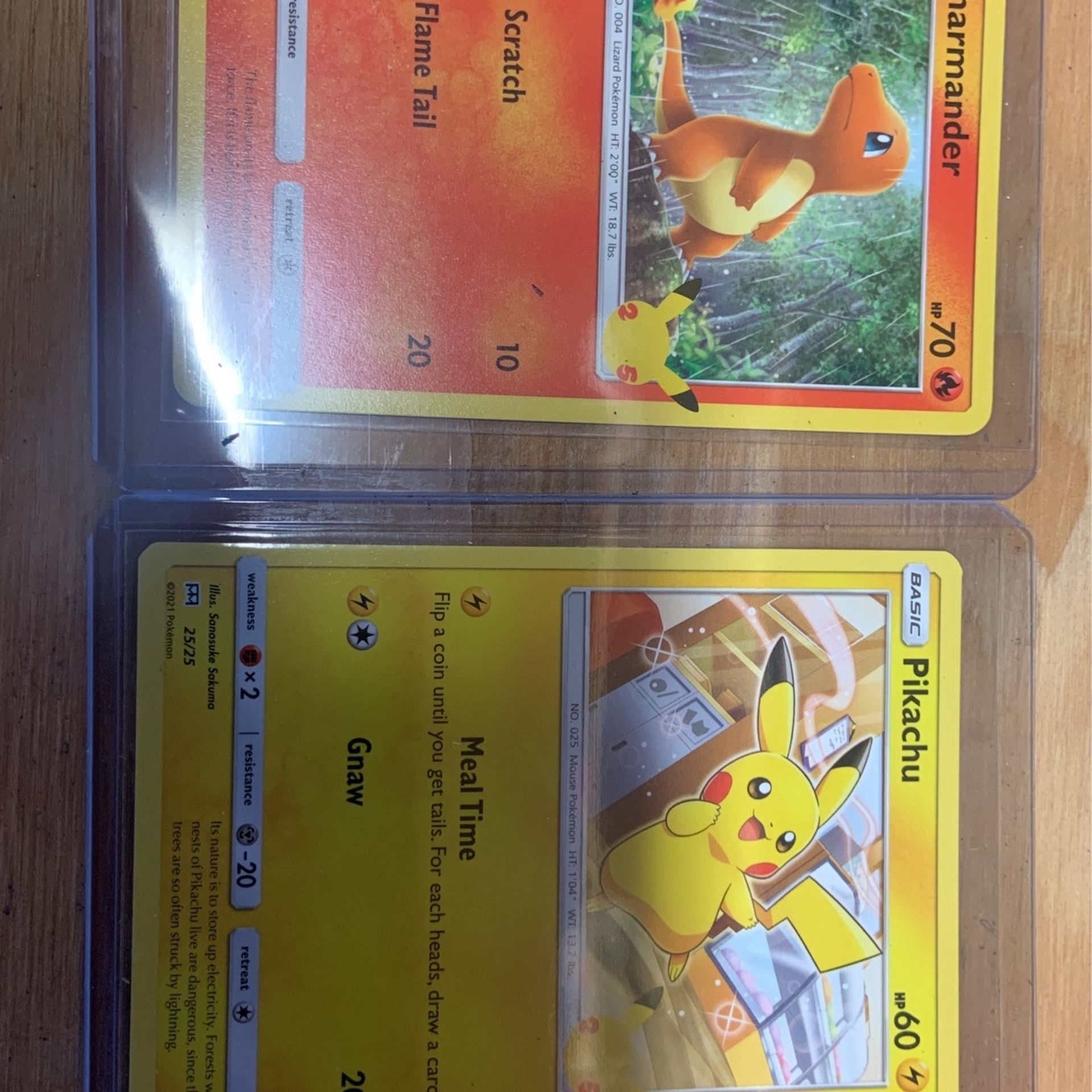 2021 McDonald’s 25 Anniversary Pokémon Pikachu & Charmander