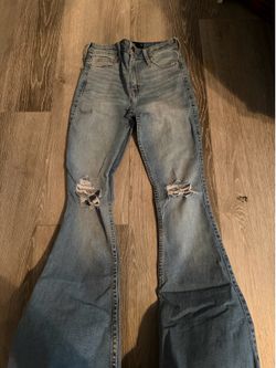 Hollister boot cut jeans, Light washed, size 0