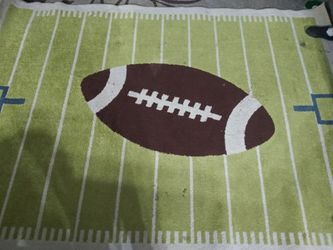 Football rug. 7'x5'