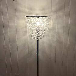 Standing Crystal Lamp
