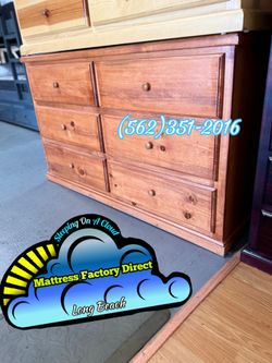 Six drawer dresser oak pinewood cajonera Comoda nueva