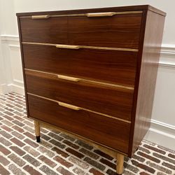 Vintage MCM Walnut Dresser