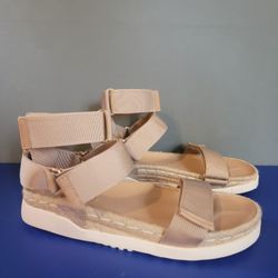 Anthropologie Sandals, Taupe, Size 40