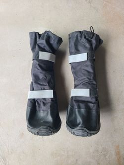 Pair of long dog waterproof dog boots, Great Condition. Taking Best Offer.
