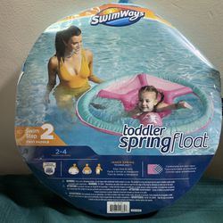 New Swimways Swim Step 2 First Paddle toddler girl ages 2, 3, 4 pink spring float 