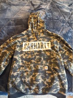 Carhartt Loose Fit Camo Graphic Hoodie - Men’s 2XL