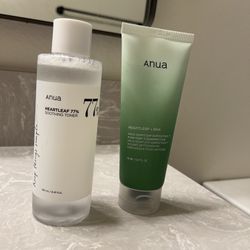 Auna Skin Care BHA Foam Clenser And Smoothing Toner 