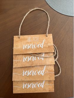 Reserved signs