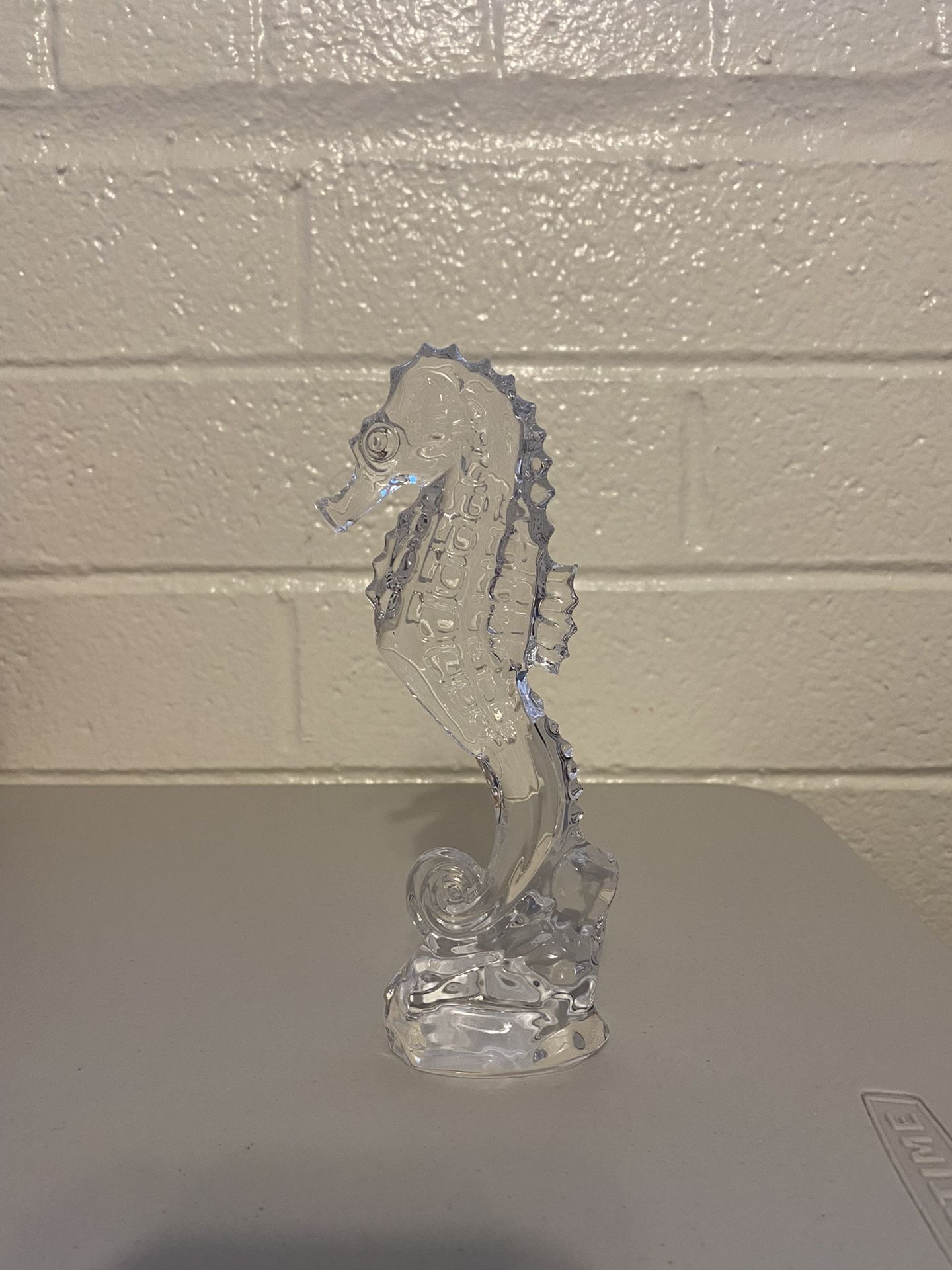 Waterford Crystal Seahorse 7” Figure 