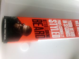 Wild Willies beard straightener works on hair too