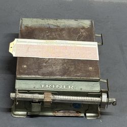 Vintage TRINER Chicago Postal Parcel Scale Industrial Decor w/ Phoenix 1965 Sea