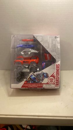 Transformers Universal Studios Modarri Toy Car – Optimus Prime Muscle Car Deluxe