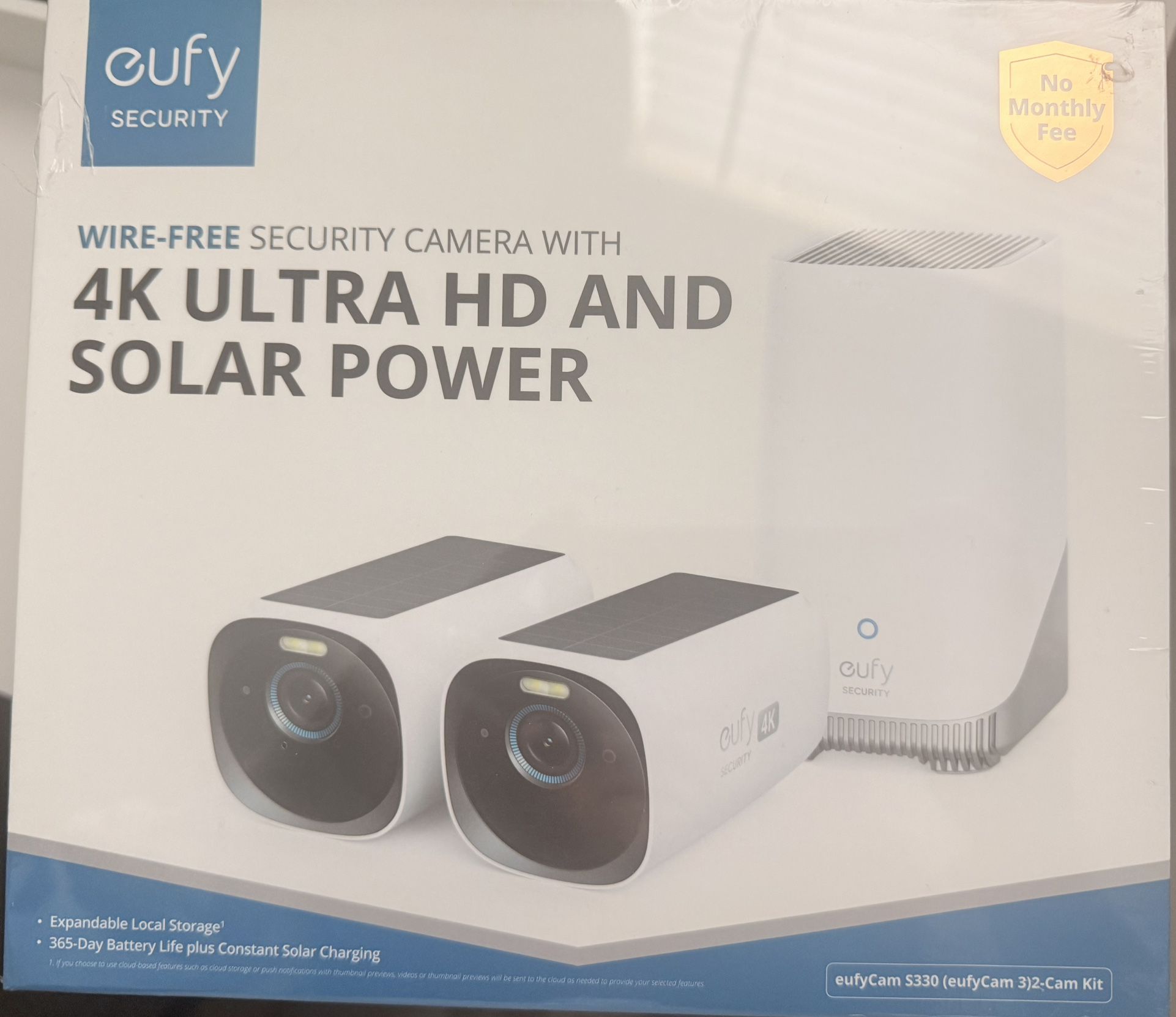 eufy Security SoloCam S330 Cam Pack with HomeBase S380