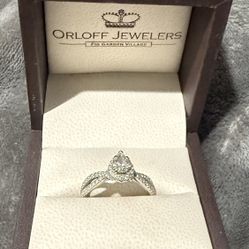 Silver Diamond Ring